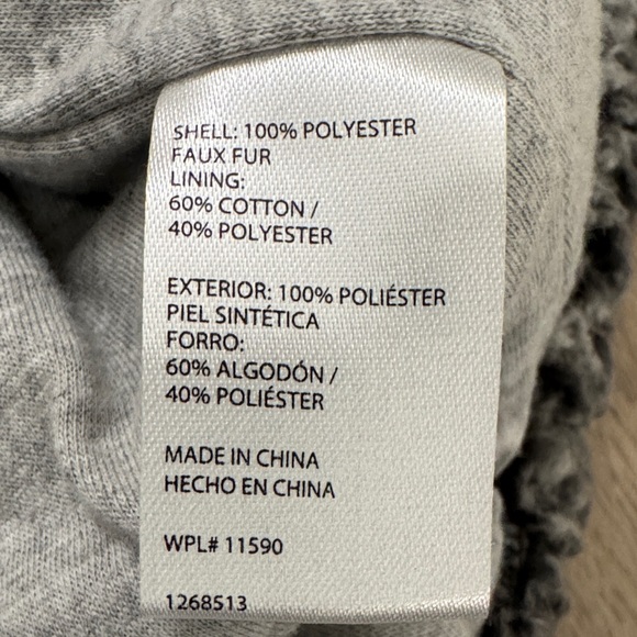 Original Weatherproof Vintage Women’s XS Grey Sherpa Quarter Zip Pullover - Picture 11 of 15